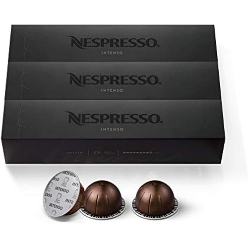 Nespresso Capsules Vertuoline, Intenso, Dark Roast Coffee, 30 Count Coffee Pods, Brews 7.77 Ounce