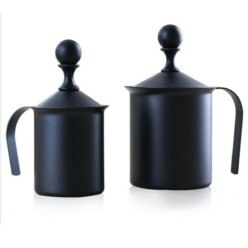 S (400ml And 800ml) Stainless Steel Pump Fancy Milk Frother Er Double Froth Creamer Pump