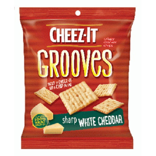 Cheez-it Grooves Sharp White Cheddar 3.25 Oz Each ( 6 In A Pack )