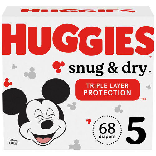 Huggies Snug & Dry Baby Diapers (choose Your Size & Count)