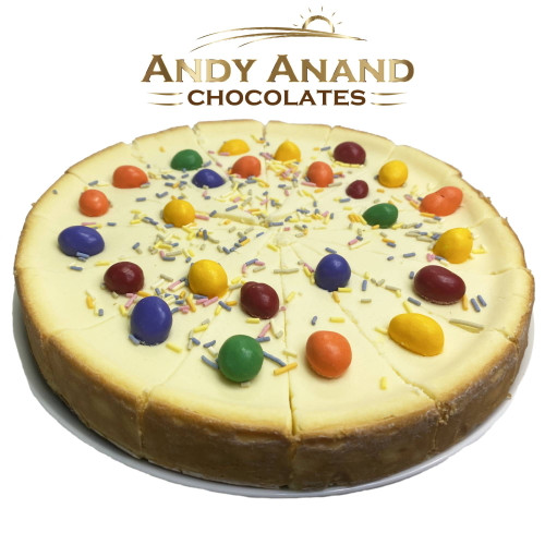 Andy Anand Sugar Free Chocolate Peanut Cheesecake 9" Fresh Made Christmas Mothers Day Wedding Birthday (2 Lbs)
