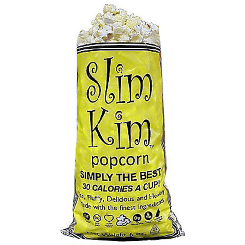 Slim Kim Plain Popcorn Simply The Best, 6oz (pack Of 8)