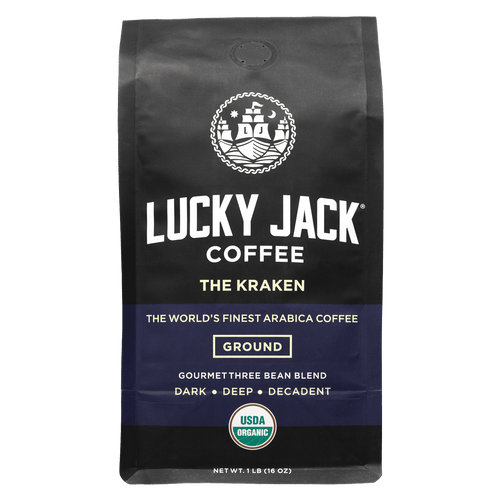 The Kraken - Lucky Jack Organic Ground Coffee Medium Roast 16 Oz./1lb.