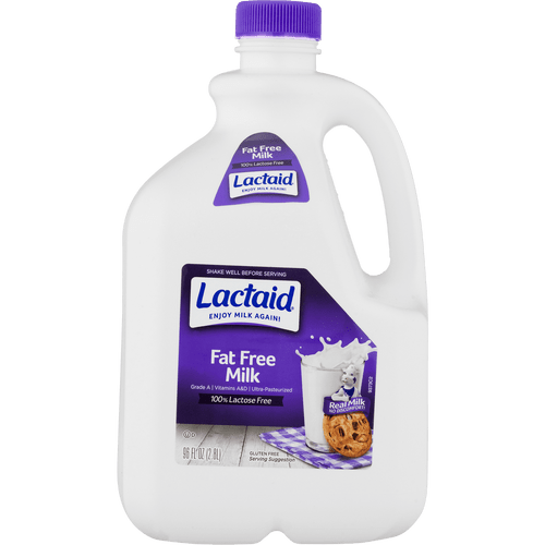Lactaid 100% Lactose Free Skim Fat Free Milk, 96 Fl Oz