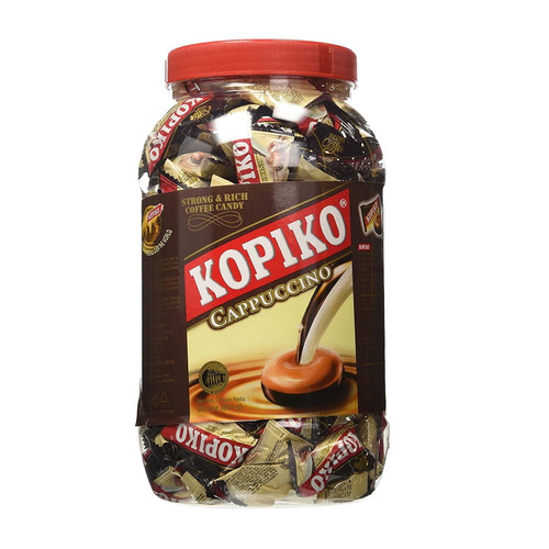 Kopiko Coffee Candy In Jar 28.2oz Each (cappuccino) - Pack Of 1
