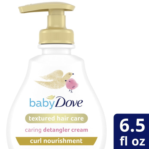 Baby Dove Curl Nourishment Textured Hair Care Conditioner Detangler Cream 6.5 Oz