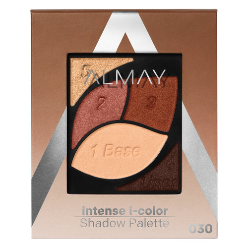 Almay Intense I-color Enhancing Eyeshadow Palette, Longlasting Primer Enriched Eye Makeup With Antioxidant Vitamin E, Hypoallergenic And Cruelty Free - 010 Brown Eyes