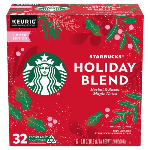Starbuck Kcup Hol Bld, 0.40 Oz, 32 Count
