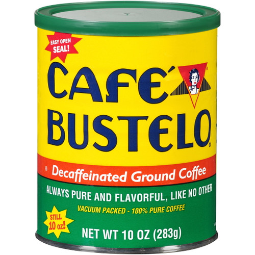 Café Bustelo Decaf Medium Roast Ground Coffee, 10 Ounce Can (pack Of 12)