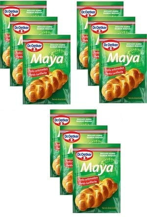 Dr. Oetker Yeast Maya From Turkey 10gr - 9 Pc
