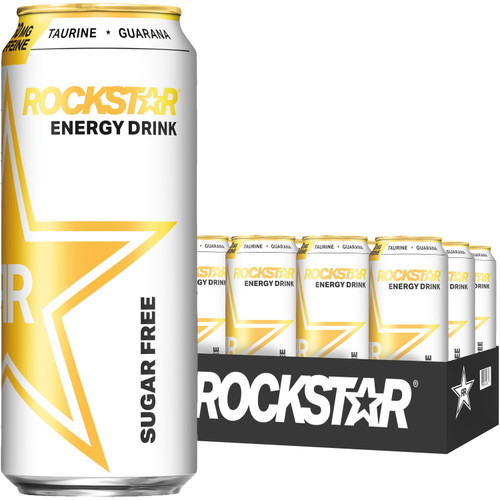 Rockstar Original Sugar Free Energy Drink, 16 Oz, 12 Pack Cans