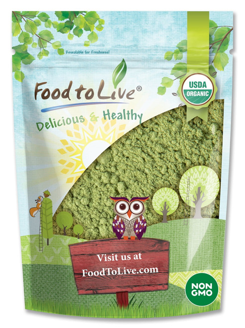 Organic Kale Powder, 1 Pound — Non-gmo, Kosher, Raw, Vegan — By Food To Live