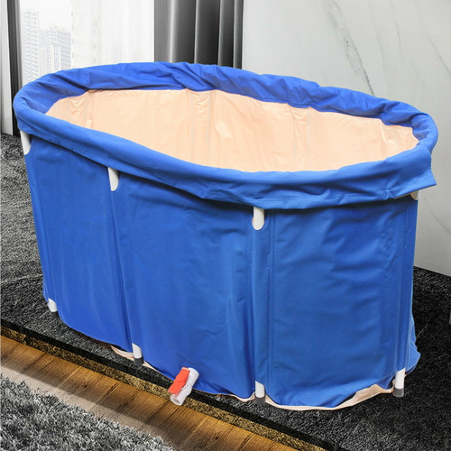 Folding Bathtub Folding Portable Pvc Bathtub Water Spa Tub Bath Bucket Outdoor Adult Bathtub Portable Folding Bath Bucket Baby Home Swimming Pool Adult Spa Bath Bucket Water Spa Tub Cove