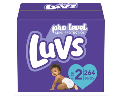 Luvs Triple Leakguard Diapers 264 Ct. - Size 2
