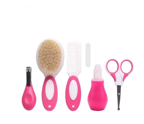 6-in-1 Baby Grooming Kit With Baby Nail Clippers, Scissor, Baby Nasal Aspirator,nail File & Tweezer | Baby Manicure Kit And Pedicure Kit For Newborn, Infant & Toddler