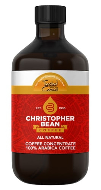 Toasted Island Coconut Cold Brew, Iced Coffee, Hot Coffee Christopher Bean Liquid Java (4 Ounce Bottle) Makes 12-16 Cups