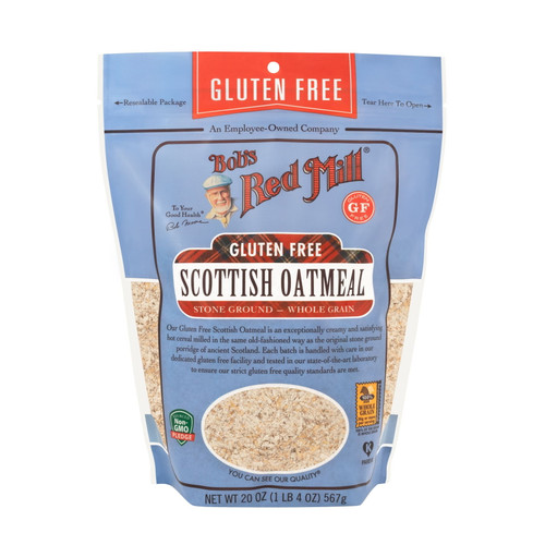 Bob's Red Mill, Scottish Oatmeal, Gluten Free, 20 Oz