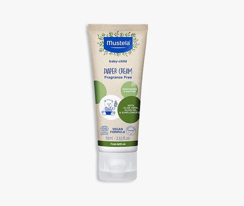 Mustela Diaper Cream With Olive Oil And Aloe 2.5 Oz