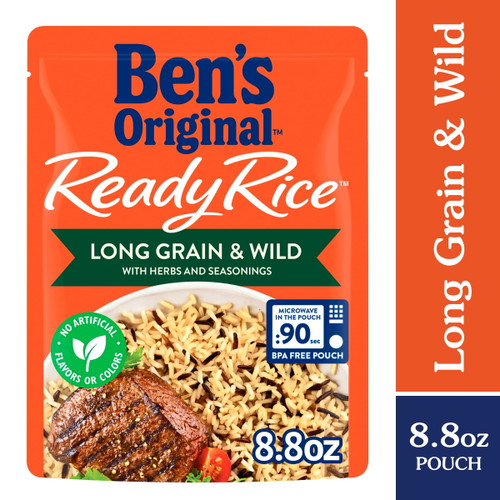 Ben's Original™ Ready Rice™, Long Grain & Wild, 8.8 Oz. Pouch