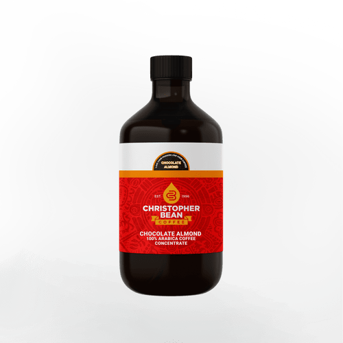 Chocolate Almond Cold Brew, Iced Coffee, Hot Coffee Christopher Bean Liquid Java (8 Ounce Bottle) Makes 24-31 Cups