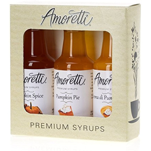Amoretti Premium Syrups Pumpkin 3 Pack (50ml)