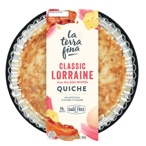 La Terra Fina Classic Lorraine Quiche, 23oz, (pack Of 6)