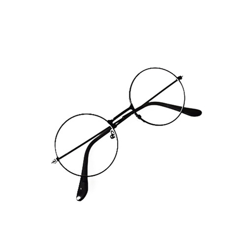 Martokay Multi Styles Newborn Baby Lightweight Glasses Infant Flat Classic Glasses Props Black