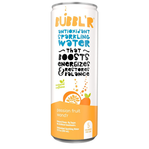 Bubbl'r Antioxidant Sparkling Water Passion Wic39922
