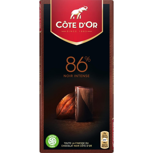 Cote Dor Dgstt Blgn Drk 86 Pct Cc Bar Box
