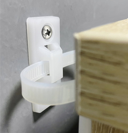 Baby Proofing Furniture Anchor Anti-tip,12 Pack Child Safety Wall Anchor Furniture Securing Straps Heavy Duty Adjustable