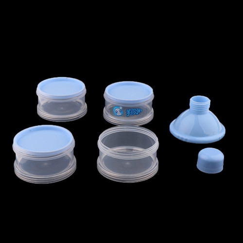 4 Layers Portable Baby Milk Powder Box Baby Milk Powder Dispenser Removable Portable Milk Case