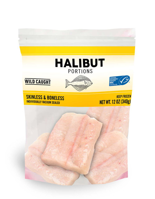 Fishin Co Frozen Halibut Fillets, 12 Oz