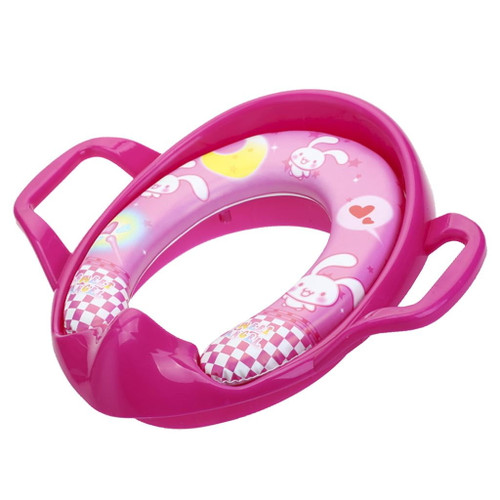 Potty Chair Soft Cushion Seat For Gril Boy Trainer Children's Toilet Seat With Rose Red