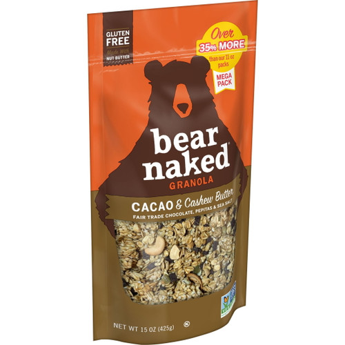 Bear Naked Granola Cereal, Cacao And Cashew Butter, 15 Oz