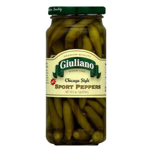 Giuliano Pepper Sport Chicago Style, 16 Oz (pack Of 6)