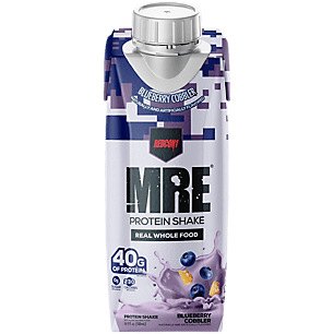 Mre Protein Shake Real Wholefood With 40 Gr. Of Protein  Blueberry Cobbler (12 Drinks)