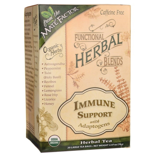 Mate Factor Functional Herbal Blends Tea - Immune Support With Adaptogens