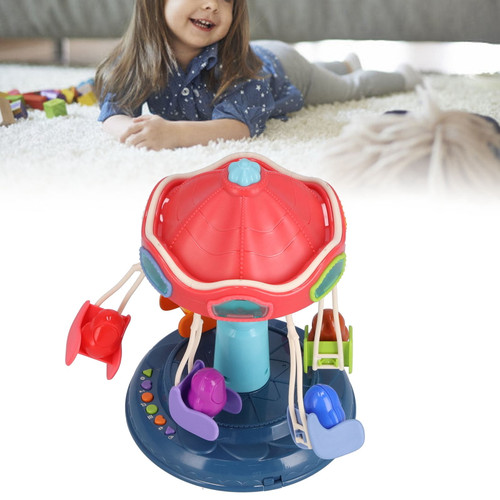 Lhcer Amusement Park Rotating Swing Light Music Electric Rotating Swing For Children Gift,light And Music Rotating Swing,kids Toys