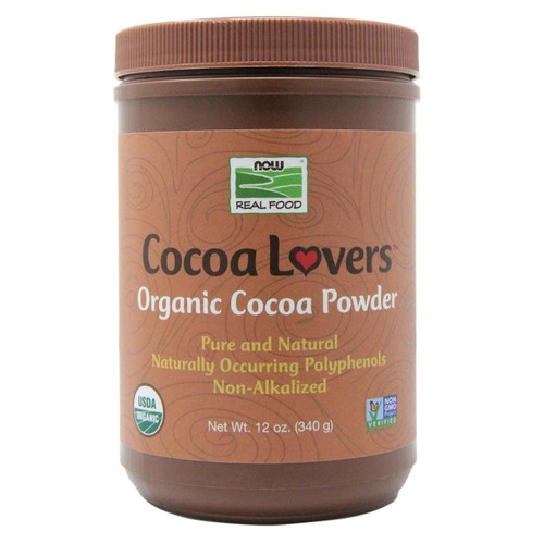 Now Foods Organic Cocoa Powder - 12 Oz