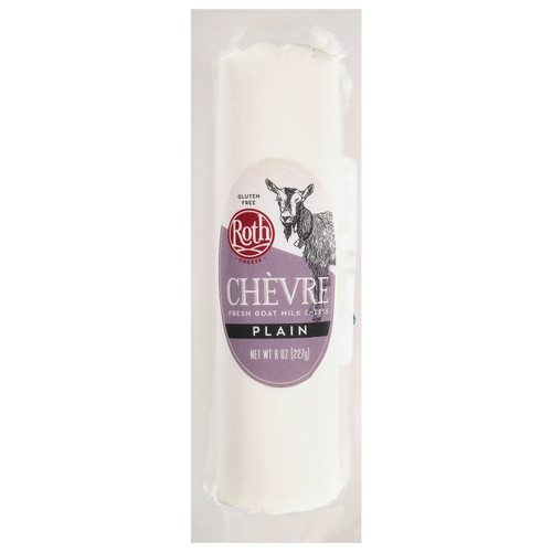 Roth Chevre Plain Goat Cheese 8 Oz