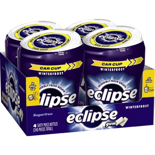 Eclipse Winterfrost Sugarfree Gum, 60 Count (pack Of 4)