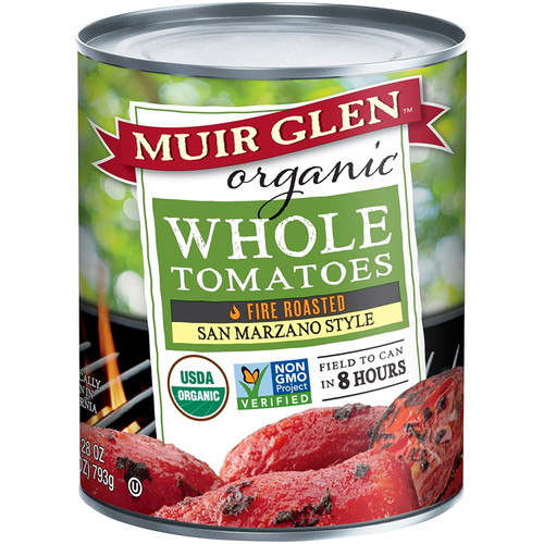 Muir Glen Organic Whole Tomatoes San Marzano Style Fire Roasted -- 28 Oz Pack Of 2