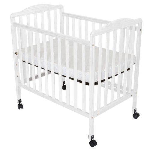 Fizzy Baby Mini Crib With 3 Position, White