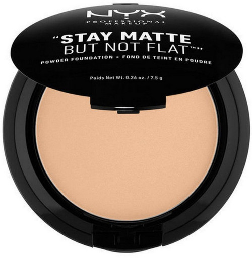 Nyx Professional Makeup Stay Matte But Not Flat Powder Foundation, Medium Beige 0.26 Oz