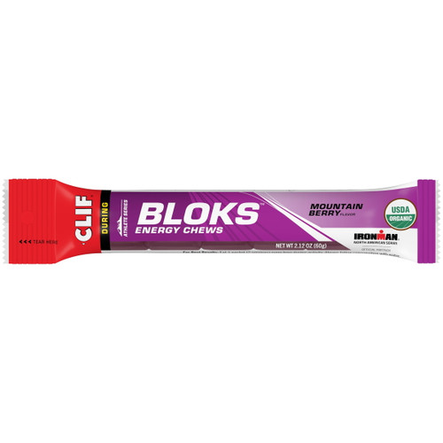Clif Bloks - Energy Chews - Mountain Berry Flavor - 2.12 Ounce Packet - 1 Count