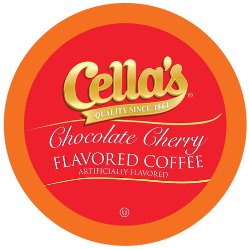 Tootsie Roll Cellas Chocolate Cherry Flavored Coffee Pods, Keurig 2.0 K-cup Brewer Compatible, Chocolate Cherry 40 Ct