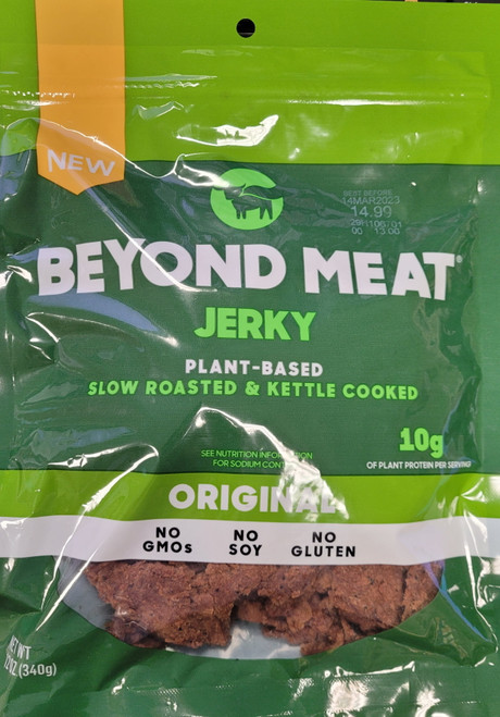 Beyond Meat Original Jerky Plant-based Slow Roasted & Kettle Cooked, Net Wt. 12 Oz (340g)