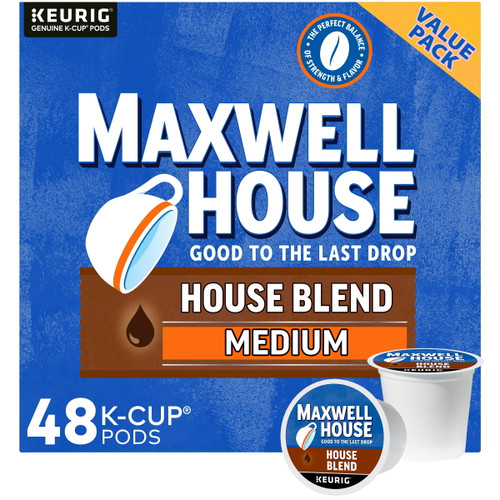 Maxwell House Medium Roast House Blend Coffee K-cups, 48 Ct Box