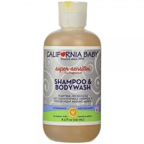 California Baby Super Sensitive Shampoo & Bodywash - 8.5 Oz
