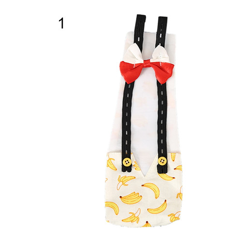 Lohuatrd Goose Diaper Lovely Adjustable Linkhole Fabric Bow Knot Goose Duck Diaper For Poultry